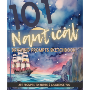 101 nautical drawing prompts sketchbook