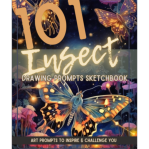 101 insect drawing prompts sketchbook