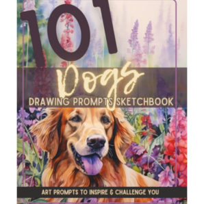 101 dogs drawing prompts sketchbook