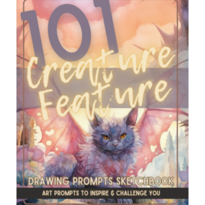 101 creature feature drawing prompts sketchbook