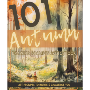 101 autumn drawing prompts sketchbook